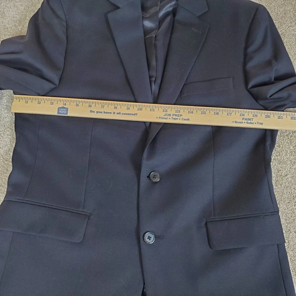 Lauren Ralph Lauren Suit Coat Sports Jacket Black 40‎ Regular Wool Blend